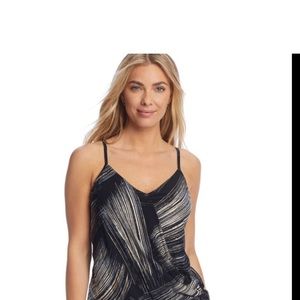MagicSuit Stroke Of Luck Alex Tankini Swim Top 
Size: 10